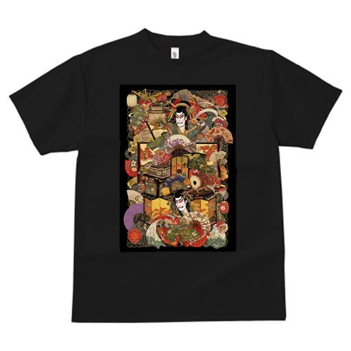 Tシャツ メンズ キッズ 犬ファン 半袖 春夏 プリント カジュアル かわいい 人間用 派手 個性的 歌舞伎 ..