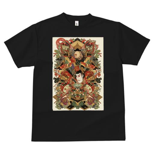 Tシャツ メンズ キッズ 犬ファン 半袖 春夏 プリント カジュアル かわいい 人間用 派手 個性的 歌舞伎 ..