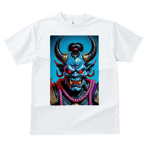 Tシャツ レディース 犬ファン 半袖 春夏 プリント カジュアル かわいい 人間用 派手 個性的 鬼 般若 悪魔 妖怪 日本の妖怪