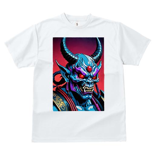 Tシャツ レディース 犬ファン 半袖 春夏 プリント カジュアル かわいい 人間用 派手 個性的 鬼 悪魔 角 牙 鎧