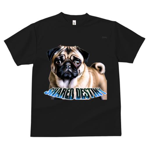 Tシャツ レディース 犬ファン 半袖 春夏 プリント カジュアル かわいい 人間用 派手 個性的 パグ
