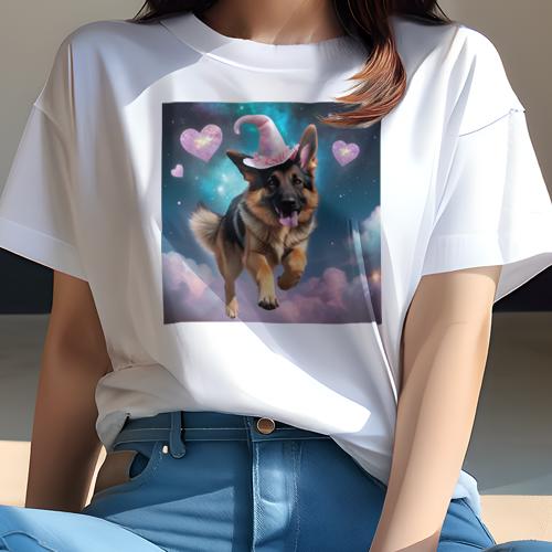 ジャーマンシェパード Tシャツ 犬愛 ユニークデザインレディース 犬ファン 半袖 春夏 プリント カジュアル かわいい 人間用 ギフト 個性的 ハート ジャーマンシェパード 帽子 宇宙 星 ジャーマンシェパード Tシャツ 犬愛 ユニークデザインレディース 犬ファン 半袖 春夏 プリント カジュアル かわいい 人間用 ギフト 個性的 ハート ジャーマンシェパード 帽子 宇宙 星
