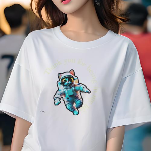 Tシャツ 犬愛 ユニークデザインレディース 犬ファン 半袖 春夏 プリント カジュアル かわいい 人間用 ギフト 個性的 宇宙 宇宙飛行士 スペース 宇宙服 Tシャツ 犬愛 ユニークデザインレディース 犬ファン 半袖 春夏 プリント カジュアル かわいい 人間用 ギフト 個性的 宇宙 宇宙飛行士 スペース 宇宙服