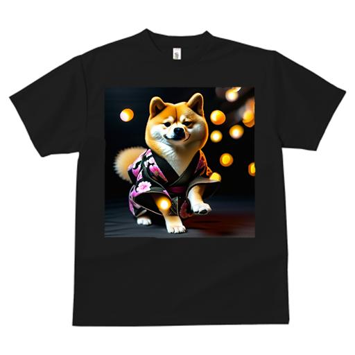 柴犬 Tシャツ 犬愛 ユニークデザインメンズ キッズ 犬ファン 半袖 春夏 プリント カジュアル かわいい 人間用 ギフト 個性的 着物 柴犬 花柄 和風 日本