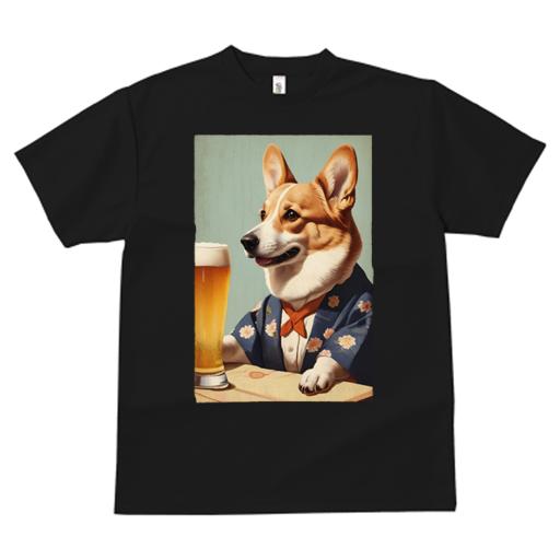 コーギー Tシャツ 犬愛 ユニークデザインメンズ キッズ 犬ファン 半袖 春夏 プリント カジュアル