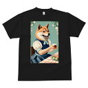 昭和レトロ パロディ 柴犬 Tシャツ 犬愛 ユニークデザインメンズ キッズ 犬ファン 半袖 春夏 プリント カジュアル かわいい 人間用 ギフト 個性的 ビール 柴犬 レトロ ワンピース テーブルクロス