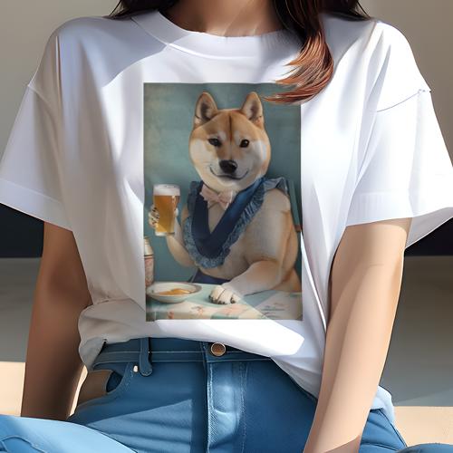 昭和レトロ パロディ 柴犬 Tシャツ 犬愛 ユニークデザインレディース 犬ファン 半袖 春夏 プリント カジュアル かわいい 人間用 ギフト 個性的 ビール 柴犬 夕食 テーブルクロス 昭和レトロ パロディ 柴犬 Tシャツ 犬愛 ユニークデザインレディース 犬ファン 半袖 春夏 プリント カジュアル かわいい 人間用 ギフト 個性的 ビール 柴犬 夕食 テーブルクロス
