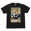 昭和レトロ パロディ 柴犬 Tシャツ 犬愛 ユニークデザインメンズ キッズ 犬ファン 半袖 春夏 プリント カジュアル かわいい 人間用 ギフト 個性的 ビール 柴犬 ワンピース 花柄