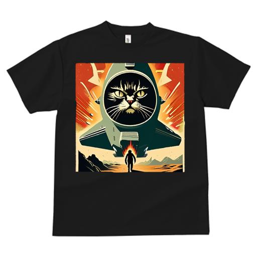 楽天フロントップ楽天市場店Tシャツ 犬愛 ユニークデザインメンズ キッズ 犬ファン 半袖 春夏 プリント カジュアル かわいい 人間用 ギフト 個性的 宇宙船 宇宙飛行士 猫
