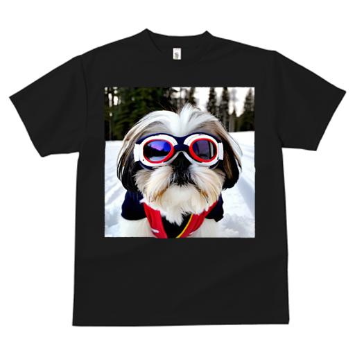 シーズー Tシャツ 犬愛 ユニークデザインメンズ キッズ 犬ファン 半袖 春夏 プリント カジュアル かわ..