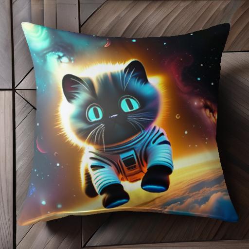 宇宙 スペース 宇宙飛行士 銀河 星雲 クッションカバー 45×45cm アニマル柄 おしゃれ 可愛い クッショ..