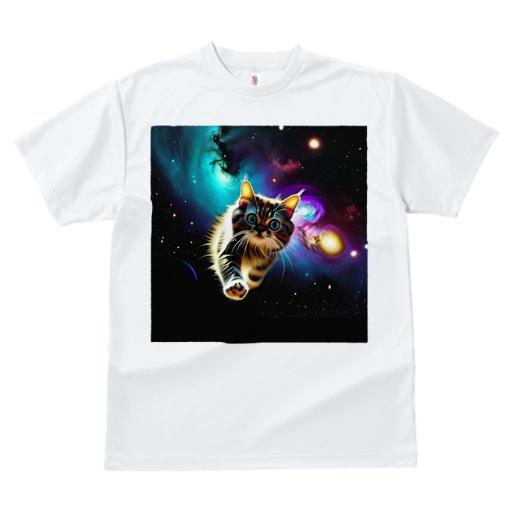 Tシャツ 犬愛 ユニークデザインレディース 犬ファン 半袖 春夏 プリント カジュアル かわいい 人間用 ギフト 個性的 宇宙 星雲 スペース ギャラクシー