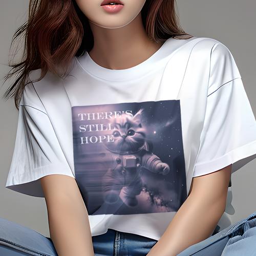 Tシャツ 犬愛 ユニークデザインレディース 犬ファン 半袖 春夏 プリント カジュアル かわいい 人間用 ギフト 個性的 宇宙飛行士 宇宙