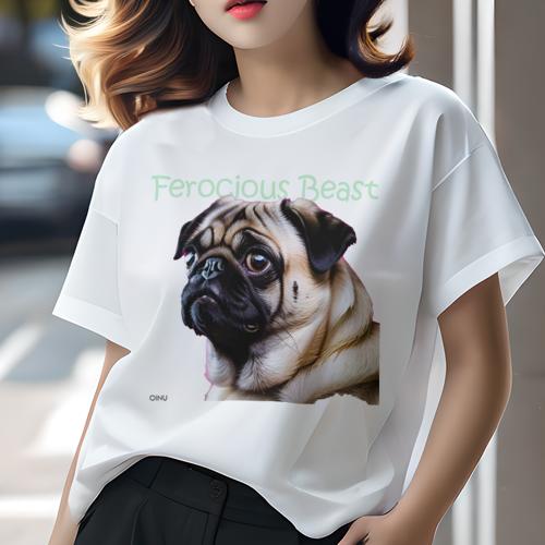 パグ Tシャツ 犬愛 ユニークデザインレディース 犬ファン 半袖 春夏 プリント カジュアル かわいい 人間用 ギフト 個性的 パグ パグ Tシャツ 犬愛 ユニークデザインレディース 犬ファン 半袖 春夏 プリント カジュアル かわいい 人間用 ギフト 個性的 パグ