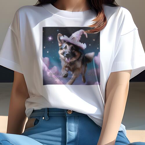 ジャーマンシェパード Tシャツ 犬愛 ユニークデザインレディース 犬ファン 半袖 春夏 プリント カジュアル かわいい 人間用 ギフト 個性的 帽子 ジャーマンシェパード 星 雲 ジャーマンシェパード Tシャツ 犬愛 ユニークデザインレディース 犬ファン 半袖 春夏 プリント カジュアル かわいい 人間用 ギフト 個性的 帽子 ジャーマンシェパード 星 雲