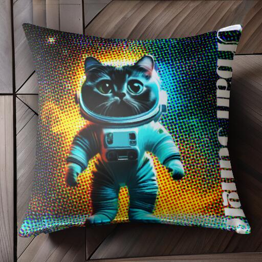 宇宙 スペース ポップアート クッシ