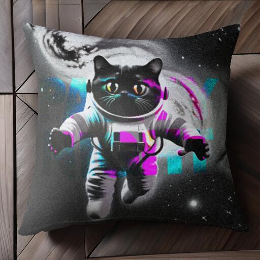 宇宙 宇宙飛行士 クッションカバー 45×45cm アニマル柄 おしゃれ 可愛い クッション本体付き 正方形