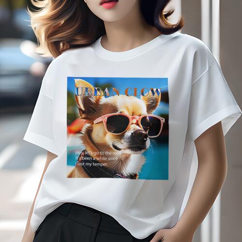 チワワ Tシャツ 犬愛 ユニークデザインレディース 犬ファン 半袖 春夏 プリント カジュアル かわいい 人間用 ギフト 個性的 サングラス チワワ クール 夏 リゾート チワワ Tシャツ 犬愛 ユニークデザインレディース 犬ファン 半袖 春夏 プリント カジュアル かわいい 人間用 ギフト 個性的 サングラス チワワ クール 夏 リゾート