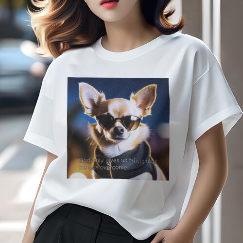 チワワ Tシャツ 犬愛 ユニークデザインレディース 犬ファン 半袖 春夏 プリント カジュアル かわいい 人間用 ギフト 個性的 サングラス チワワ クール チワワ Tシャツ 犬愛 ユニークデザインレディース 犬ファン 半袖 春夏 プリント カジュアル かわいい 人間用 ギフト 個性的 サングラス チワワ クール