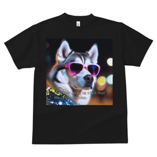 シベリアンハスキー Tシャツ 犬愛 ユニークデザインメンズ キッズ 犬ファン 半袖 春夏 プリント カジュ..