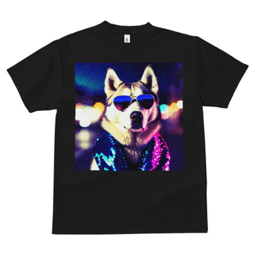 ハスキー Tシャツ 犬愛 ユニークデザインメンズ キッズ 犬ファン 半袖 春夏 プリント カジュアル かわ..