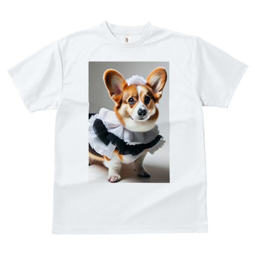 コーギー Tシャツ 犬愛 ユニークデザインメンズ キッズ 犬ファン 半袖 春夏 プリント カジュアル かわいい 人間用 ギフト 個性的 メイド服 コーギー フリル