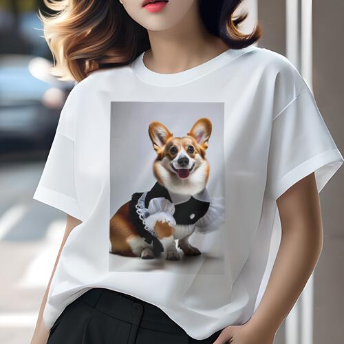 コーギー Tシャツ 犬愛 ユニークデザインレディース 犬ファン 半袖 春夏 プリント カジュアル かわいい 人間用 ギフト 個性的 メイド服 コーギー コーギー Tシャツ 犬愛 ユニークデザインレディース 犬ファン 半袖 春夏 プリント カジュアル かわいい 人間用 ギフト 個性的 メイド服 コーギー