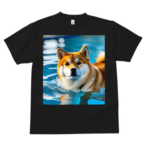柴犬 Tシャツ 犬愛 ユニークデザインメンズ キッズ 犬ファン 半袖 春夏 プリント カジュアル かわいい 人間用 ギフト 個性的 水 柴犬 水面 柴犬 Tシャツ 犬愛 ユニークデザインメンズ キッズ 犬ファン 半袖 春夏 プリント カジュアル かわいい 人間用 ギフト 個性的 水 柴犬 水面