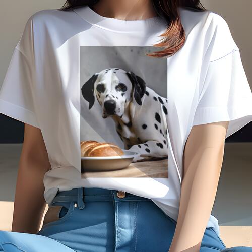 ダルメシアン Tシャツ 犬愛 ユニークデザインレディース 犬ファン 半袖 春夏 プリント カジュアル かわいい 人間用 ギフト 個性的 パン ダルメシアン ダルメシアン Tシャツ 犬愛 ユニークデザインレディース 犬ファン 半袖 春夏 プリント カジュアル かわいい 人間用 ギフト 個性的 パン ダルメシアン