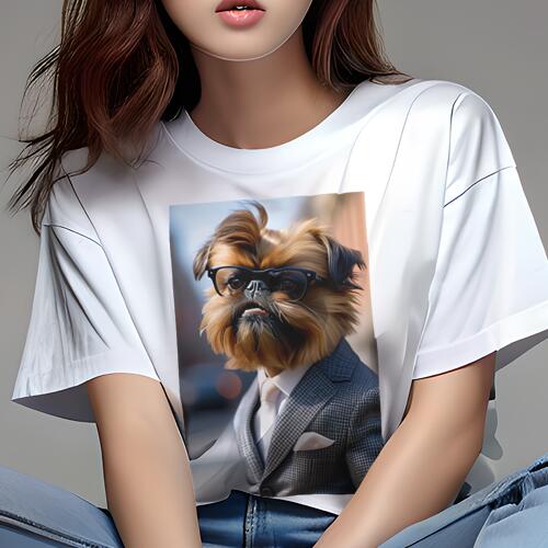 ブリュッセルグリフォン Tシャツ 犬愛 ユニークデザインレディース 犬ファン 半袖 春夏 プリント カジュアル かわいい 人間用 ギフト 個性的 スーツ ブリュッセルグリフォン ネクタイ ポケットチーフ 眼鏡 ブリュッセルグリフォン Tシャツ 犬愛 ユニークデザインレディース 犬ファン 半袖 春夏 プリント カジュアル かわいい 人間用 ギフト 個性的 スーツ ブリュッセルグリフォン ネクタイ ポケットチーフ 眼鏡