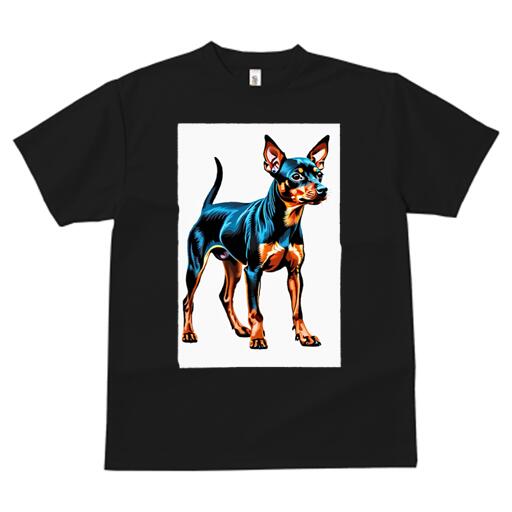 ミニチュアピンシャー Tシャツ 犬愛 ユニークデザインメンズ キッズ 犬ファン 半袖 春夏 プリント カジュアル かわいい 人間用 ギフト 個性的 ミニチュアピンシャー