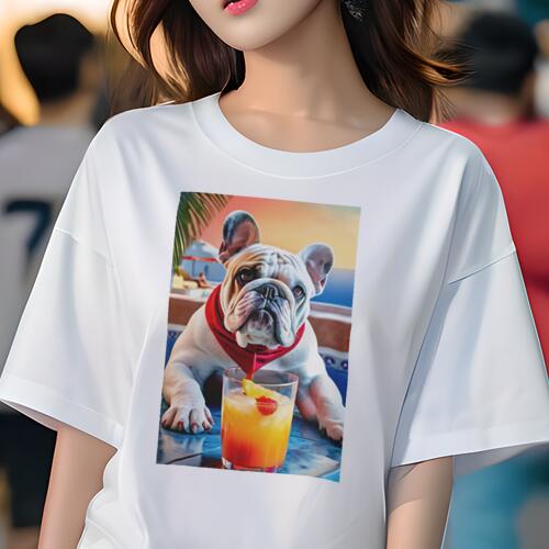 フレンチブルドッグ Tシャツ 犬愛 ユニークデザインレディース 犬ファン 半袖 春夏 プリント カジュアル かわいい 人間用 ギフト 個性的 カクテル フレンチブルドッグ リゾート フレンチブルドッグ Tシャツ 犬愛 ユニークデザインレディース 犬ファン 半袖 春夏 プリント カジュアル かわいい 人間用 ギフト 個性的 カクテル フレンチブルドッグ リゾート