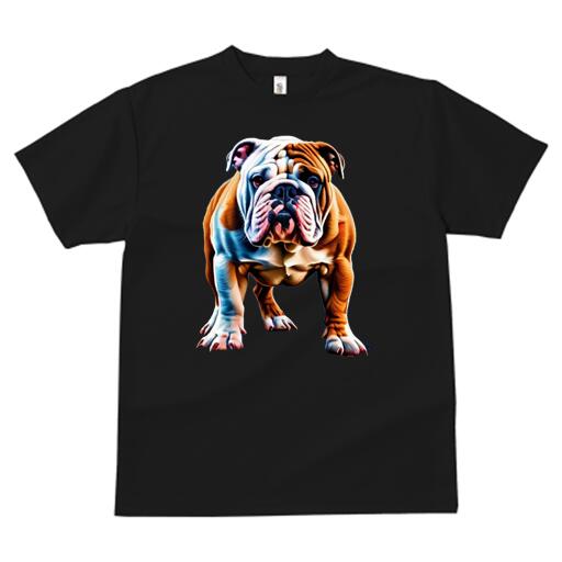 ブルドッグ Tシャツ 犬愛 ユニークデザインレディース 犬ファン 半袖 春夏 プリント カジュアル かわいい 人間用 ギフト 個性的 ブルドッグ