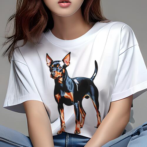 ミニチュアピンシャー Tシャツ 犬愛 ユニークデザインレディース 犬ファン 半袖 春夏 プリント カジュアル かわいい 人間用 ギフト 個性的 ミニチュアピンシャー ミニチュアピンシャー Tシャツ 犬愛 ユニークデザインレディース 犬ファン 半袖 春夏 プリント カジュアル かわいい 人間用 ギフト 個性的 ミニチュアピンシャー