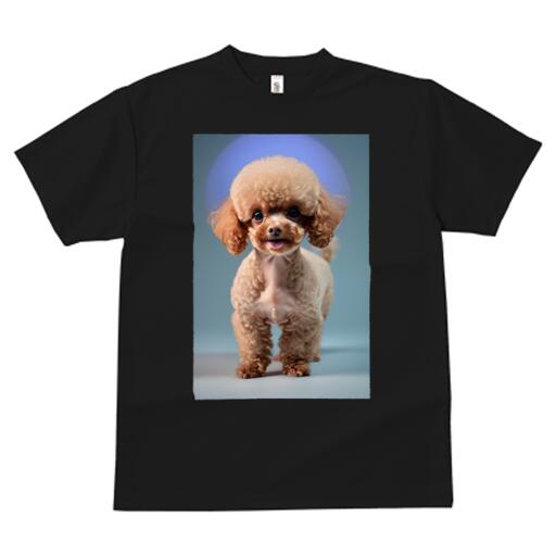 トイプードル Tシャツ 犬愛 ユニークデザインレディース 犬ファン 半袖 春夏 プリント カジュアル かわいい 人間用 ギフト 個性的 かわいい トイプードル キュート ペット 子犬