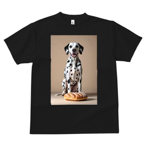 ダルメシアン Tシャツ 犬愛 ユニークデザインレディース 犬ファン 半袖 春夏 プリント カジュアル かわいい 人間用 ギフト 個性的 パン ダルメシアン