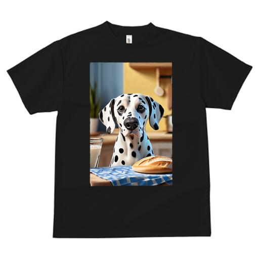 ダルメシアン Tシャツ 犬愛 ユニークデザインメンズ キッズ 犬ファン 半袖 春夏 プリント カジュアル ..
