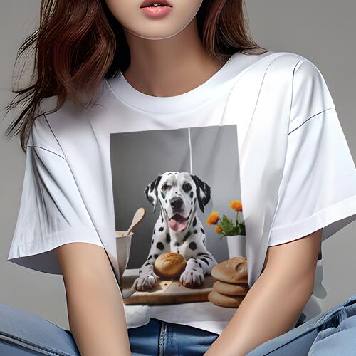 ダルメシアン Tシャツ 犬愛 ユニークデザインレディース 犬ファン 半袖 春夏 プリント カジュアル かわいい 人間用 ギフト 個性的 パン ダルメシアン 花 木製スプーン ダルメシアン Tシャツ 犬愛 ユニークデザインレディース 犬ファン 半袖 春夏 プリント カジュアル かわいい 人間用 ギフト 個性的 パン ダルメシアン 花 木製スプーン