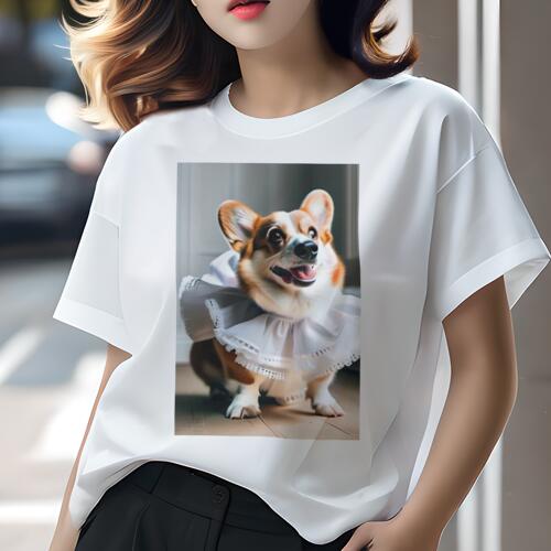 コーギー Tシャツ 犬愛 ユニークデザインレディース 犬ファン 半袖 春夏 プリント カジュアル かわいい 人間用 ギフト 個性的 コーギー コーギー Tシャツ 犬愛 ユニークデザインレディース 犬ファン 半袖 春夏 プリント カジュアル かわいい 人間用 ギフト 個性的 コーギー