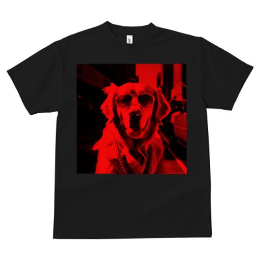 楽天フロントップ楽天市場店ゴールデンレトリバー Tシャツ 犬愛 ユニークデザインメンズ キッズ 犬ファン 半袖 春夏 プリント カジュアル かわいい 人間用 ギフト 個性的 サングラス ゴールデンレトリバー ジャケット アクセサリー
