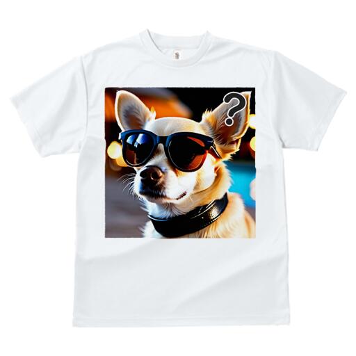 チワワ Tシャツ 犬愛 ユニークデザインレディース 犬ファン 半袖 春夏 プリント カジュアル かわいい 人間用 ギフト 個性的 サングラス チワワ 首輪