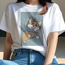 コーギー Tシャツ 犬愛 ユニークデザインレディース 犬ファン 半袖 春夏 プリント カジュアル かわいい 人間用 ギフト 個性的 雨 コーギー レインコート ...