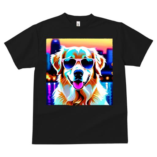 ゴールデンレトリバー Tシャツ 犬愛 ユニークデザインメンズ キッズ 犬ファン 半袖 春夏 プリント カジュアル かわいい 人間用 ギフト 個性的 サングラス ゴールデンレトリバー 夜景 シティ ゴールデンレトリバー Tシャツ 犬愛 ユニークデザインメンズ キッズ 犬ファン 半袖 春夏 プリント カジュアル かわいい 人間用 ギフト 個性的 サングラス ゴールデンレトリバー 夜景 シティ