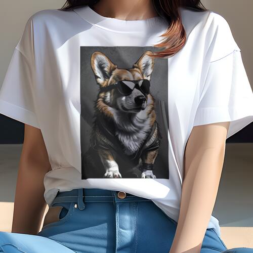 コーギー Tシャツ 犬愛 ユニークデザインレディース 犬ファン 半袖 春夏 プリント カジュアル かわいい 人間用 ギフト 個性的 サングラス コーギー 革ジャン コーギー Tシャツ 犬愛 ユニークデザインレディース 犬ファン 半袖 春夏 プリント カジュアル かわいい 人間用 ギフト 個性的 サングラス コーギー 革ジャン