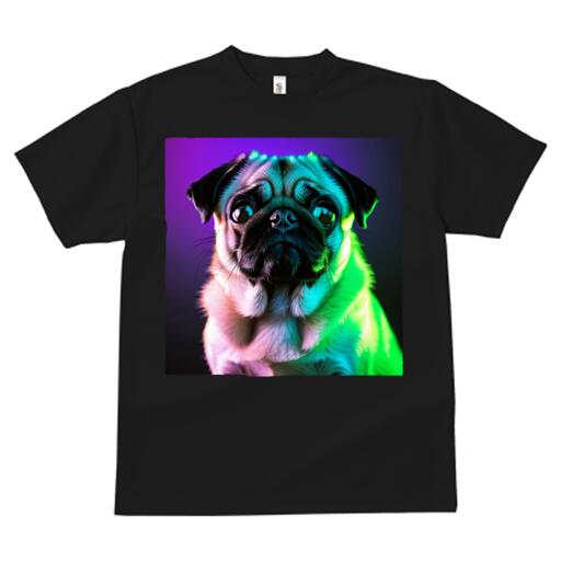 パグ Tシャツ 犬愛 ユニークデザインレディース 犬ファン 半袖 春夏 プリント カジュアル かわいい 人間用 ギフト 個性的 パグ