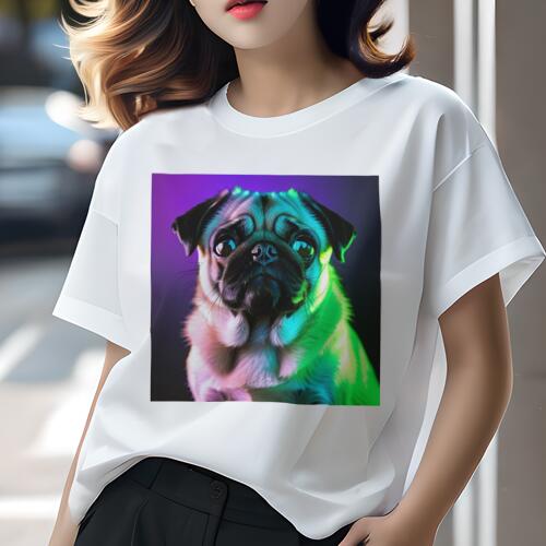 パグ Tシャツ 犬愛 ユニークデザインレディース 犬ファン 半袖 春夏 プリント カジュアル かわいい 人間用 ギフト 個性的 パグ パグ Tシャツ 犬愛 ユニークデザインレディース 犬ファン 半袖 春夏 プリント カジュアル かわいい 人間用 ギフト 個性的 パグ