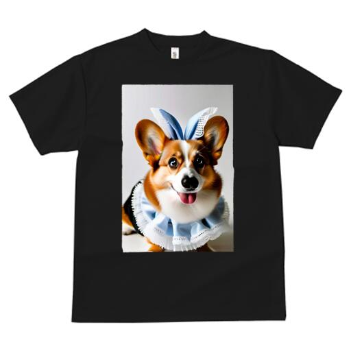 コーギー Tシャツ 犬愛 ユニークデザインレディース 犬ファン 半袖 春夏 プリント カジュアル かわいい 人間用 ギフト 個性的 バニー コーギー イースター コスチューム