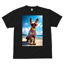 ヨークシャーテリア Tシャツ 犬愛 ユニークデザインメンズ キッズ 犬ファン 半袖 春夏 プリント カジュアル かわいい 人間用 ギフト 個性的 アロハシャツ ヨークシャーテリア ビーチ サングラス 夏