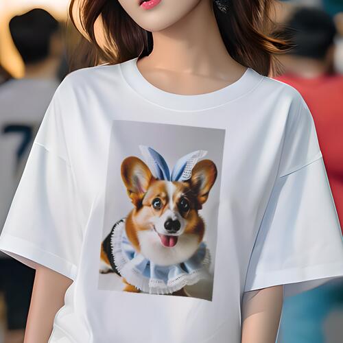 コーギー Tシャツ 犬愛 ユニークデザインレディース 犬ファン 半袖 春夏 プリント カジュアル かわいい 人間用 ギフト 個性的 バニー コーギー イースター コスチューム コーギー Tシャツ 犬愛 ユニークデザインレディース 犬ファン 半袖 春夏 プリント カジュアル かわいい 人間用 ギフト 個性的 バニー コーギー イースター コスチューム
