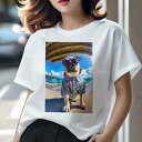 パグ Tシャツ 犬愛 ユニークデザインレディース 犬ファン 半袖 春夏 プリント カジュアル かわいい 人間用 ギフト 個性的 ビーチ パグ 海 夏 休暇